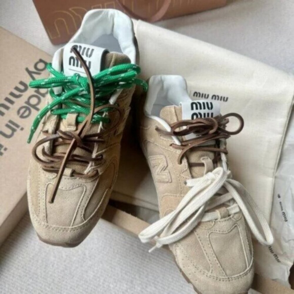 ✨✅Miu Miu Brown Sneakers✨✅ - Picture 2 of 6